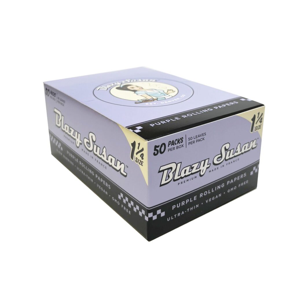 Purple 1-1/4″ Rolling Papers | Full Box