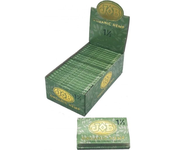 JOB 1½ Organic Hemp Unbleached Cigarette Paper 24ct