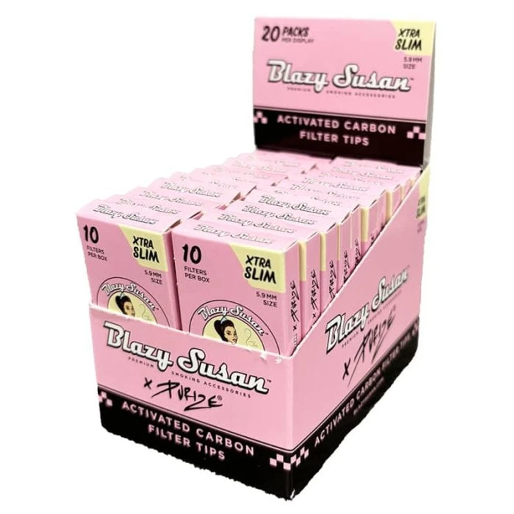 Blazy Susan x Purize Activated Carbon Filter Tips