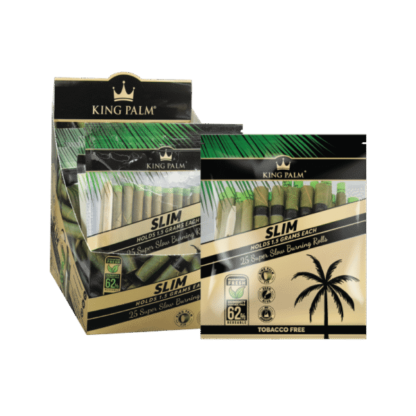 King Palm Slim Super Slow Burning Rolls