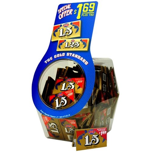 JOB Gold 1.5 Cigarette Papers 100ct. Jar