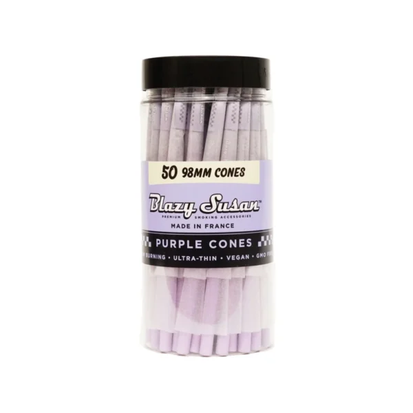 Blazy Susan Purple 98mm Cones