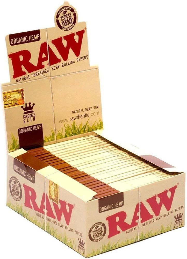 RAW Organic Hemp King Size Slim Papers