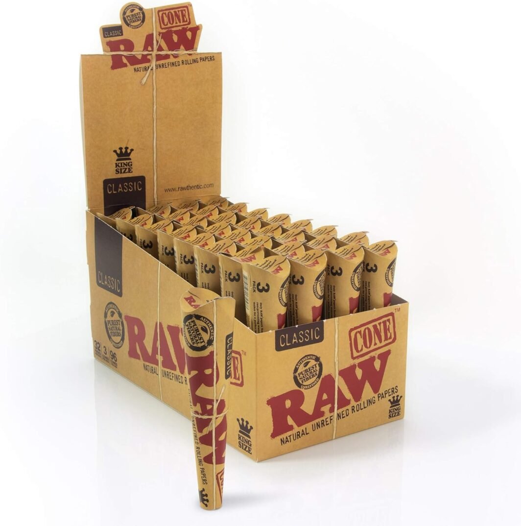 RAW Classic Cone King Size - 32ct