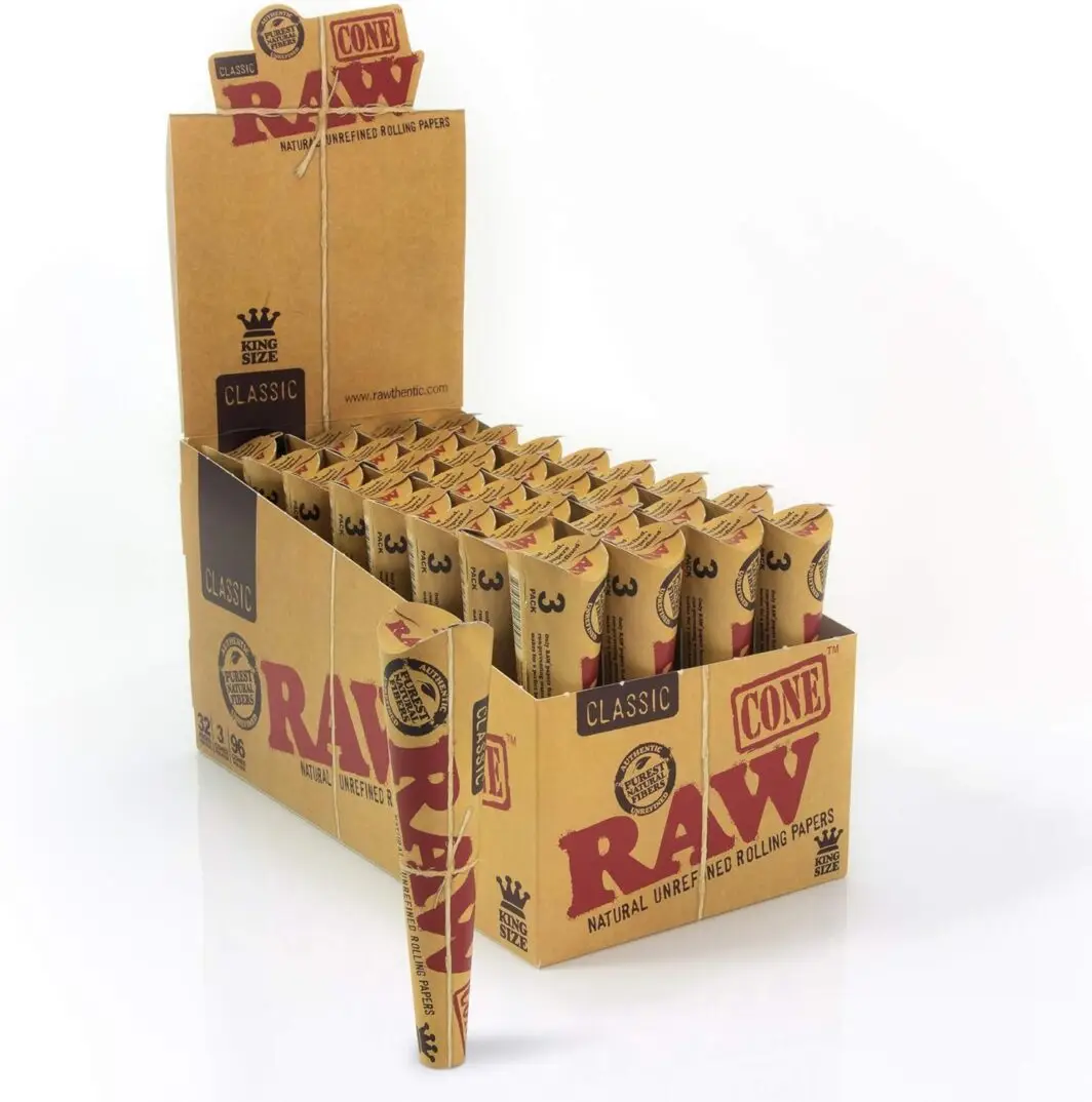 RAW Classic Cone King Size - 32ct