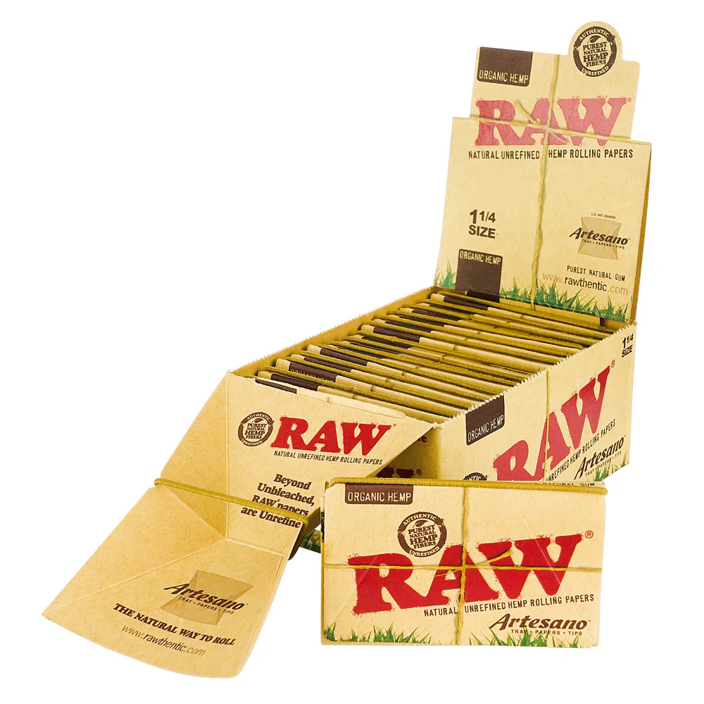 RAW Organic Hemp Artesano 1¼ - 15ct
