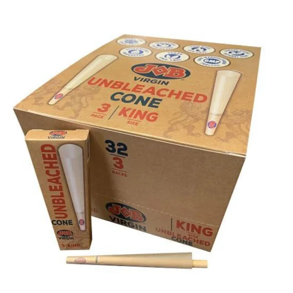 JOB Unbleached Cone King Size