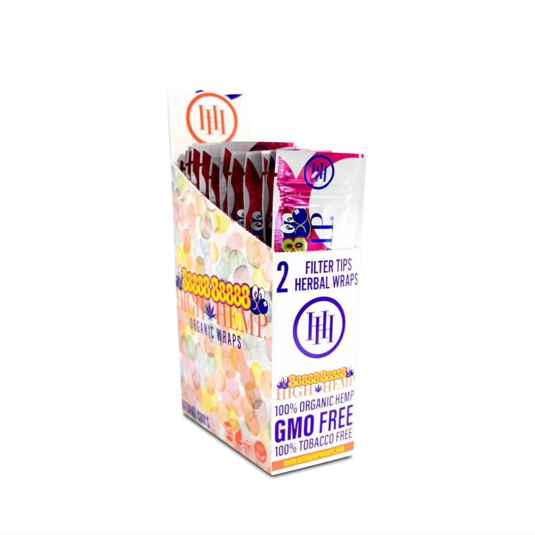 High Hemp 88888 88888 (Gum) Wraps - Box (25 Pouches)