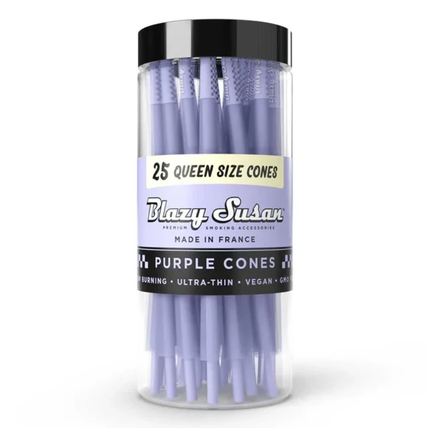 Blazy Susan Purple Cones Queen Size