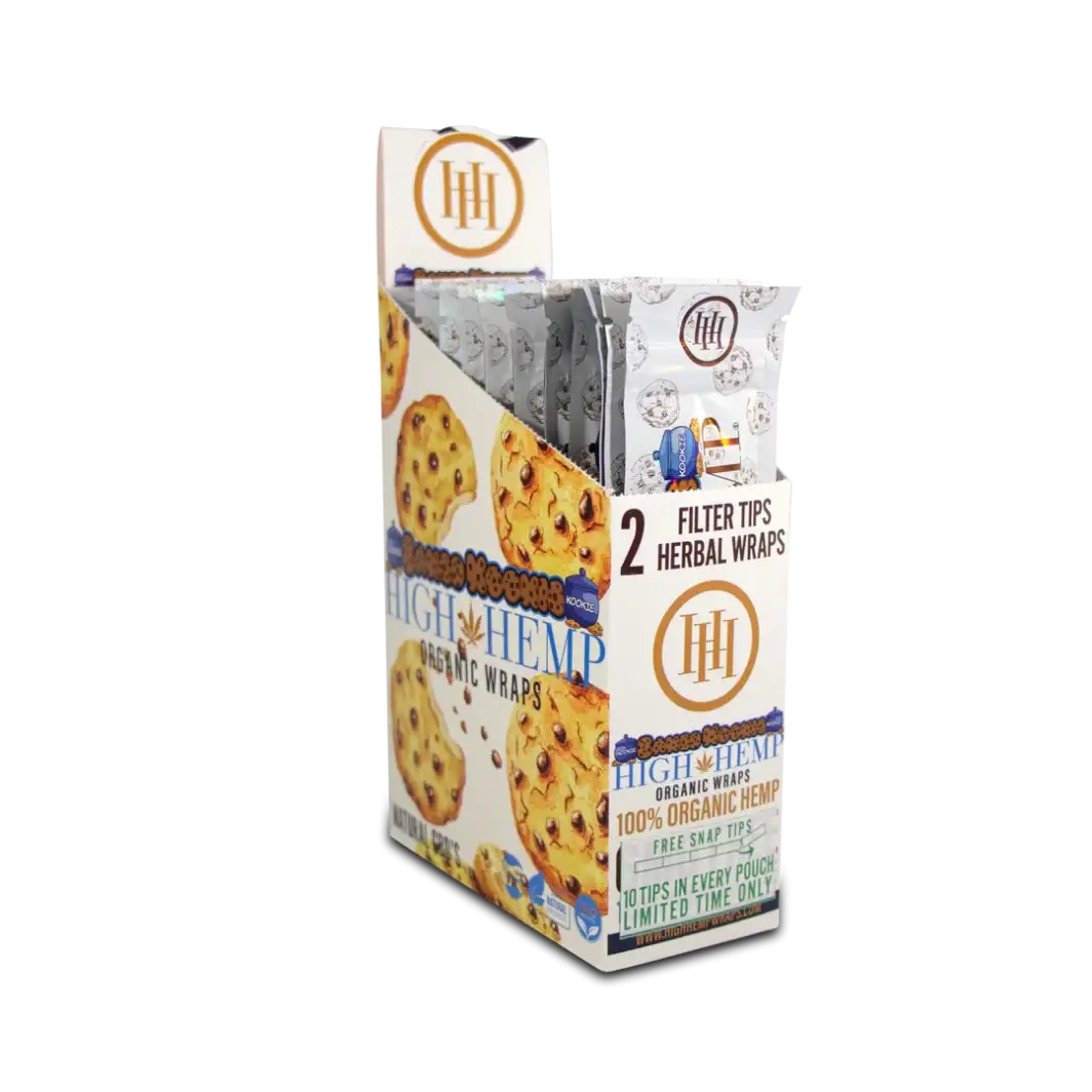 High Hemp Baked Kookie Wraps - Box (25 Pouches)