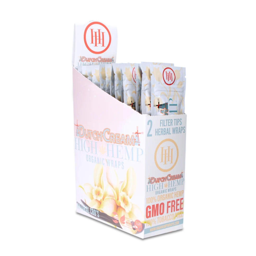 High Hemp Dutch Cream Wraps - Box (25 Pouches)