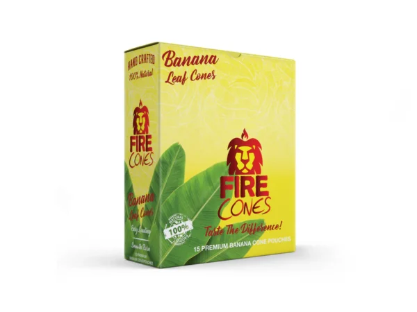 Fire Banana Leaf Cones