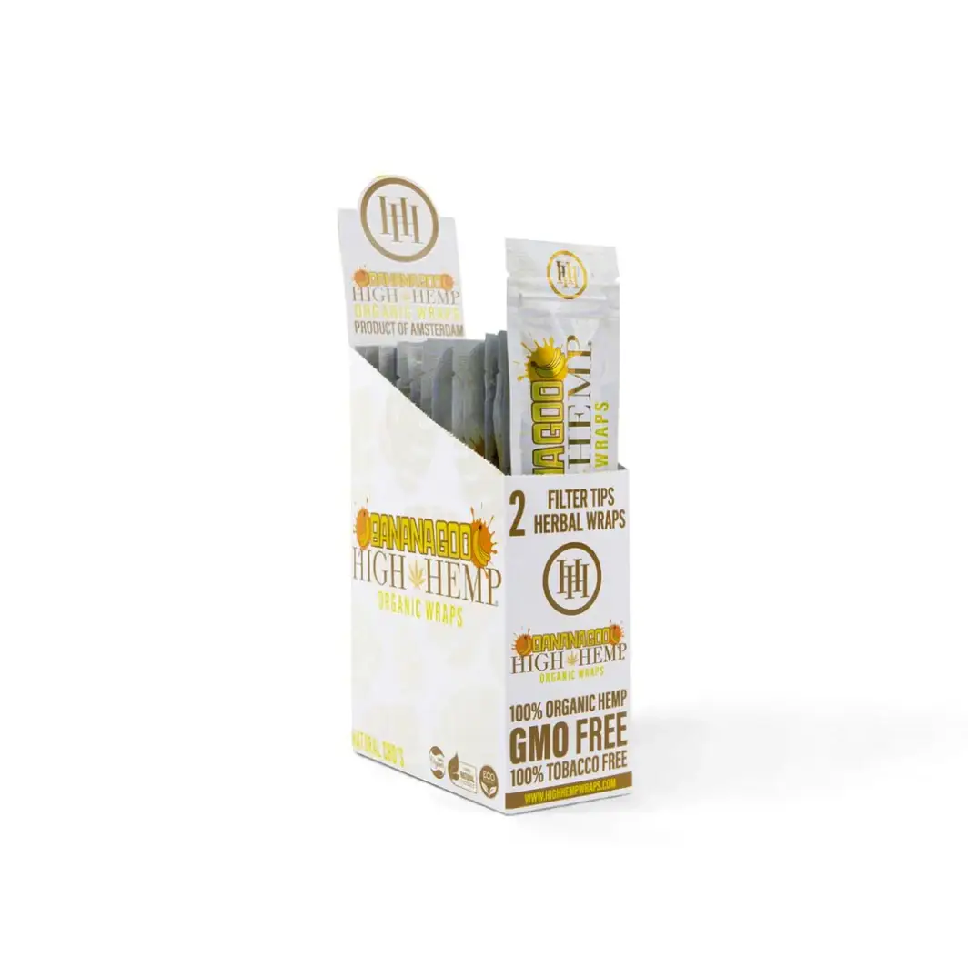 High Hemp BananaGoo Wraps - Box (25 Pouches)