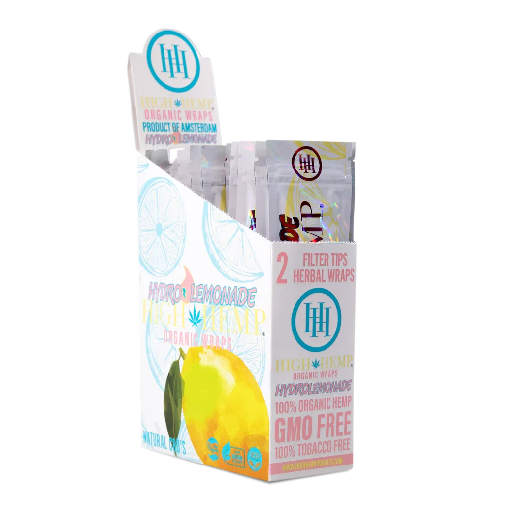 High Hemp HydroLemonade Wraps - Box (25 Pouches)