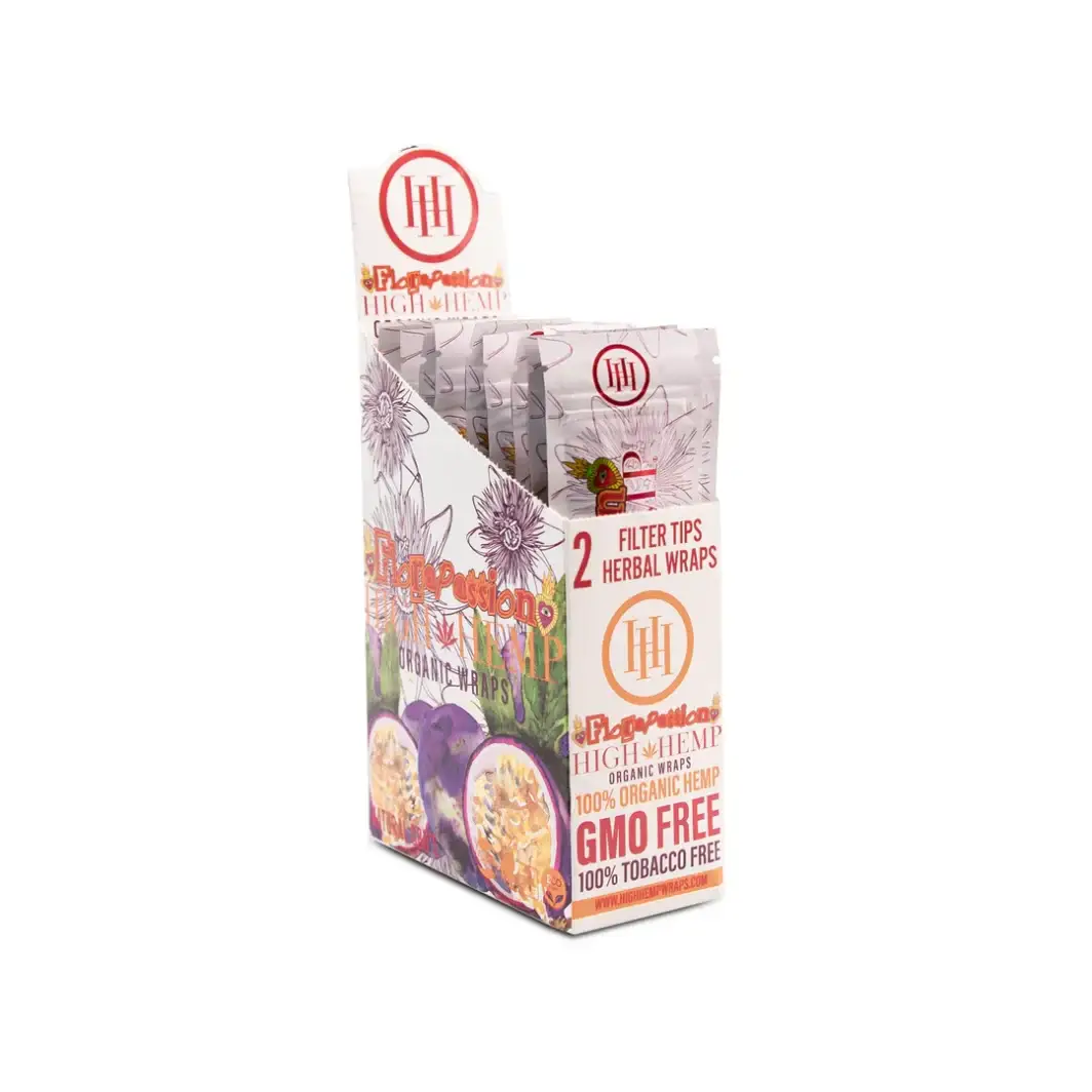 High Hemp FloraPassion Wraps - Box (25 Pouches)