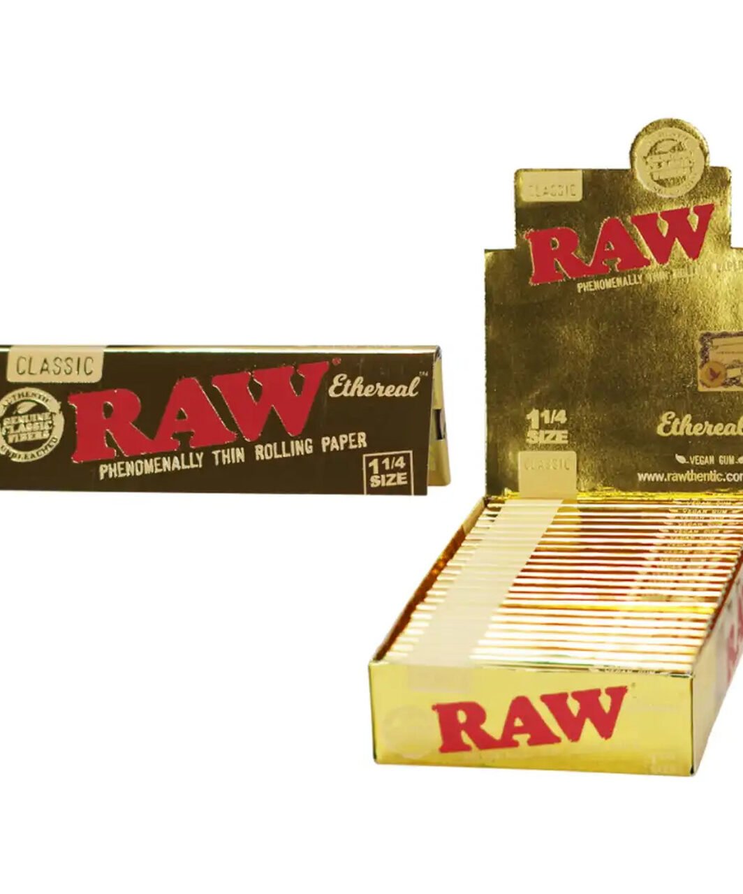 RAW Classic Ethereal 1¼ Rolling Paper - 24ct