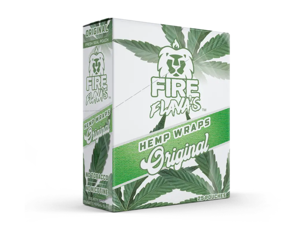 Fire Flava's Original Hemp Wrap- 25ct