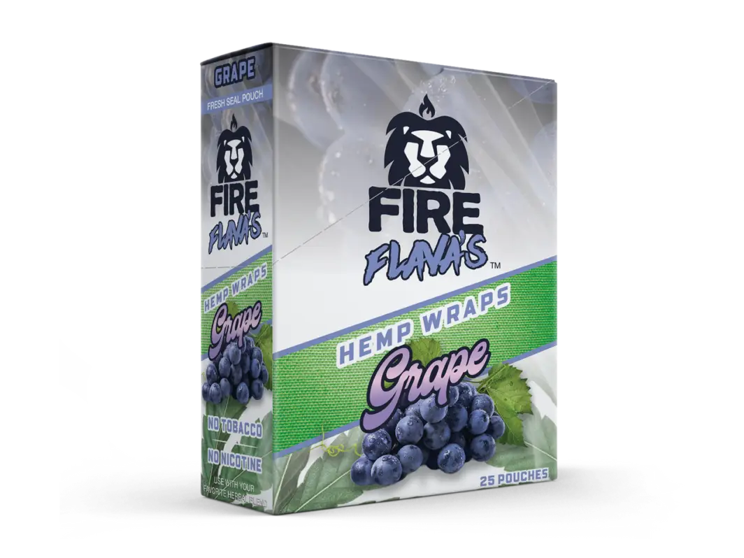 Fire Flava's Grape Hemp Wrap- 25ct