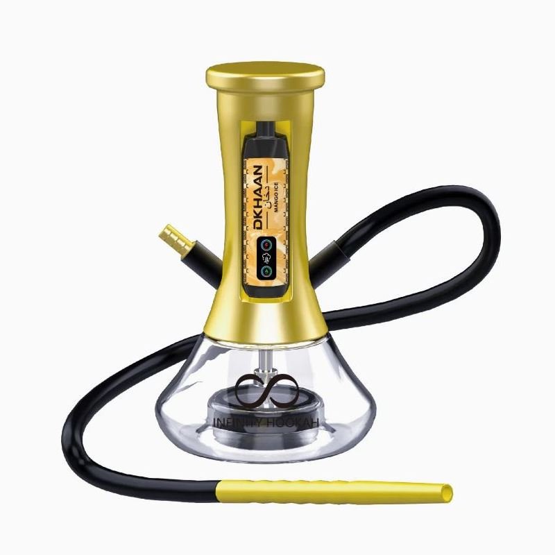 DKHAAN Gold Infinity Portable Hookah