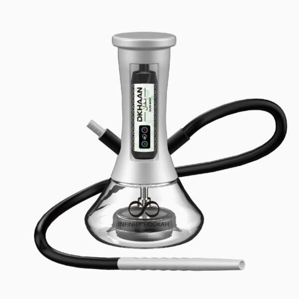 DKHAAN Silver Infinity Portable Hookah