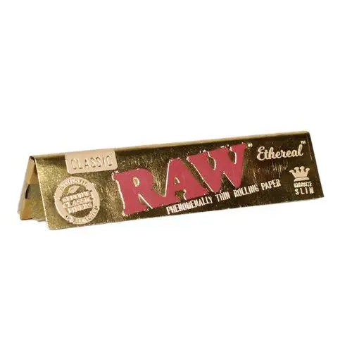 RAW Classic Ethereal Kingsize Slim Rolling Paper - 1leaflet