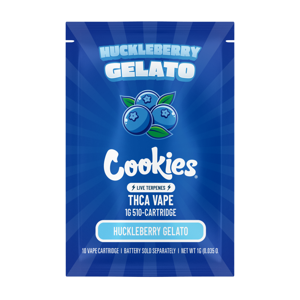 Vape Huckleberry Gelato Cookies 510 Cartridges - 1g