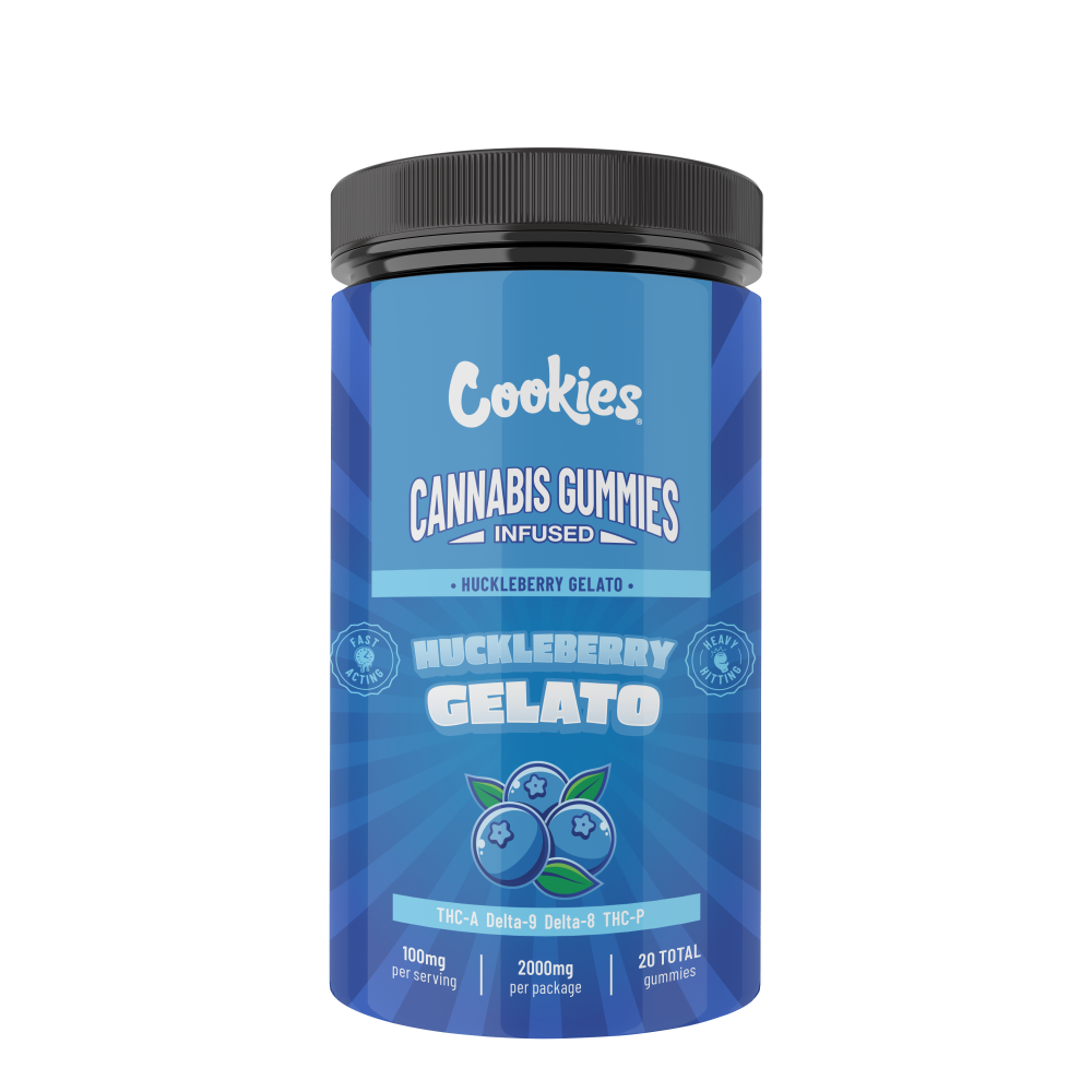 Huckleberry Gelato Cookies Infused Gummies - 25ct