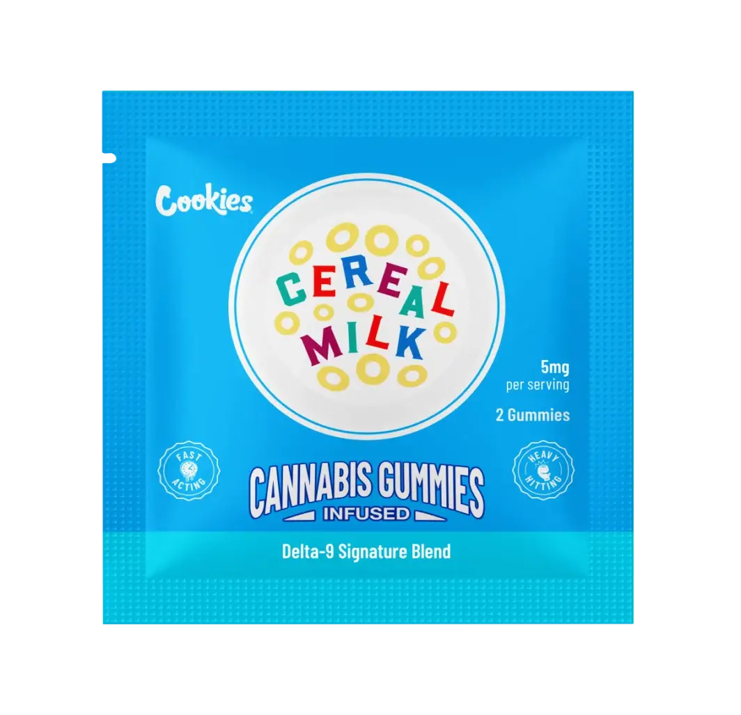 Cookies Cereal Milk THCA & Delta 9 Gummies 10MG (2-Pack) - Hemp Derived Edibles