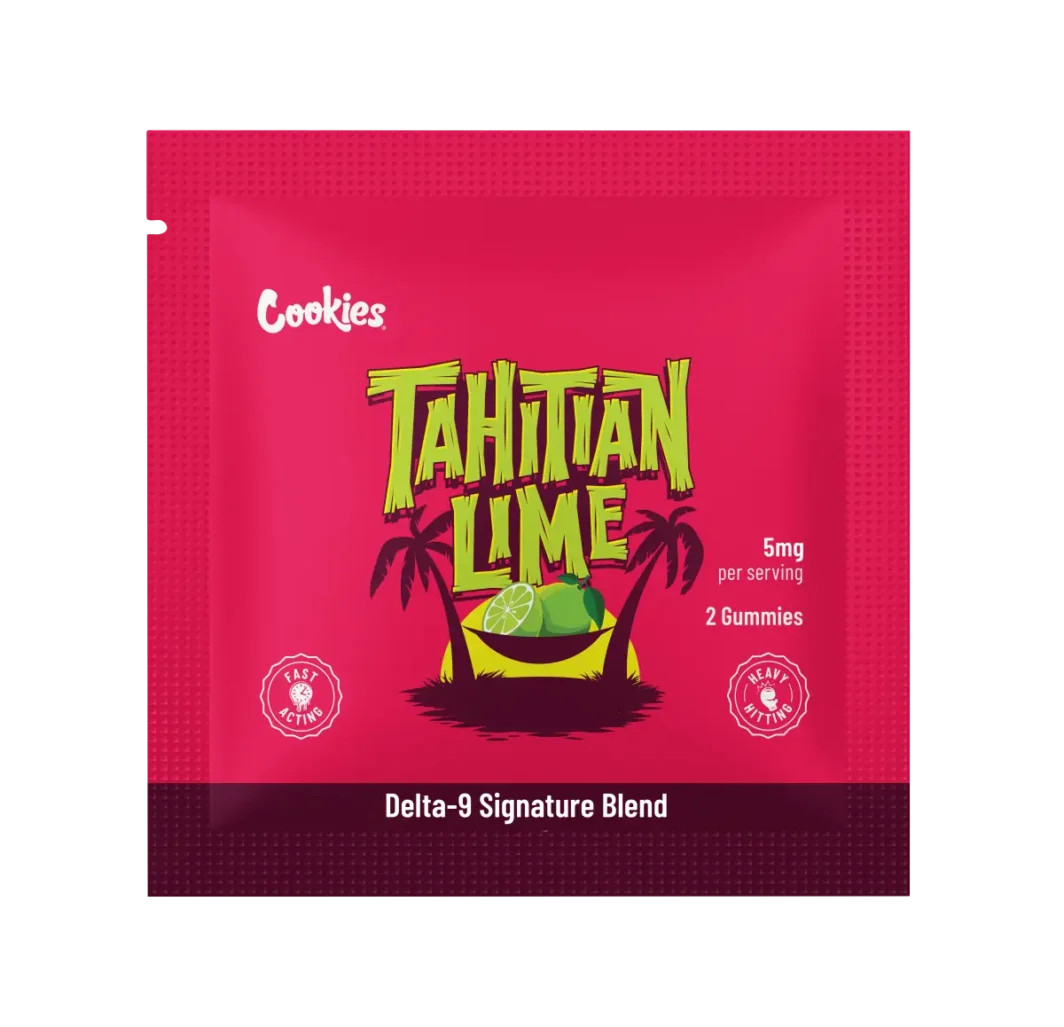 Cookies Tahitian Lime Delta 9 THC Gummies 10MG (2-Pack) - THCA Hemp Edibles