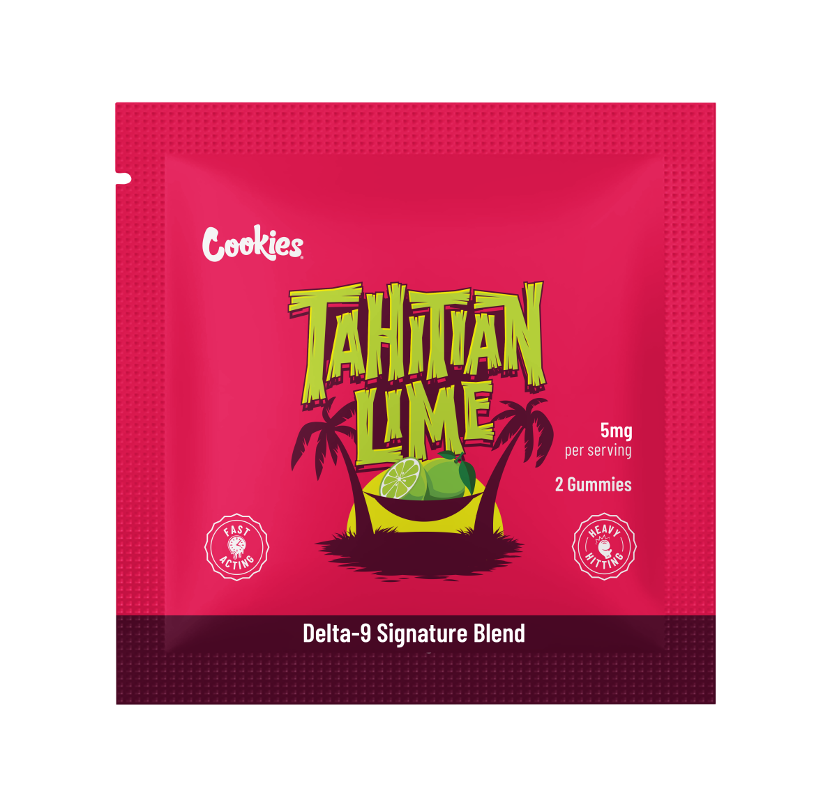 Tahitian Lime Cookies Infused Gummies 5mg - 2ct