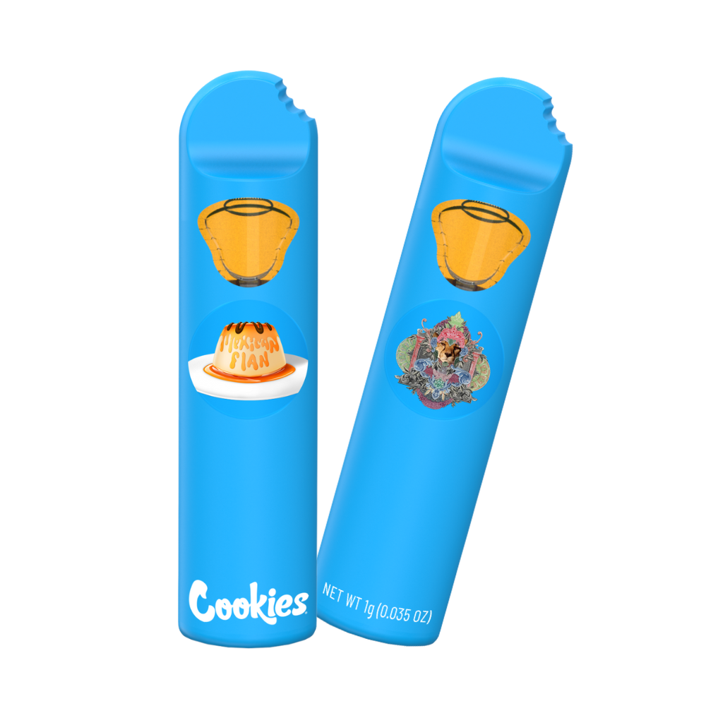 Mexican Flan & Cheetah Piss Cookies Dual Chamber Vapes - 1g