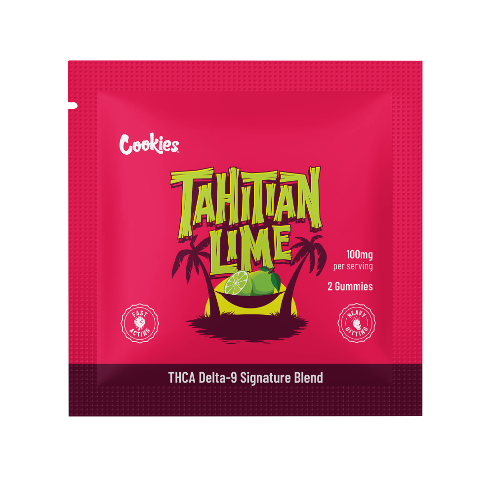 Tahitian Lime Cookies Infused Gummies - 2ct