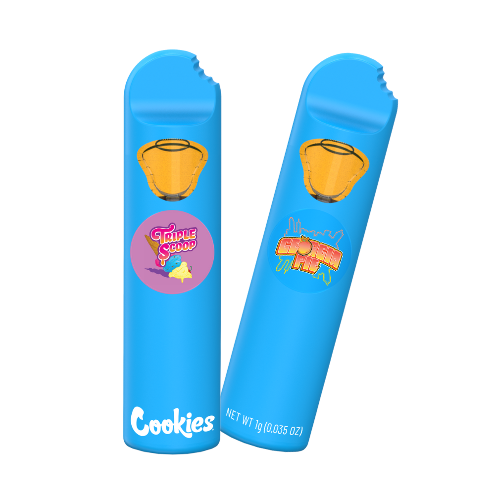 Triple Scoop & Georgia Pie Cookies Dual Chamber Vapes - 1g
