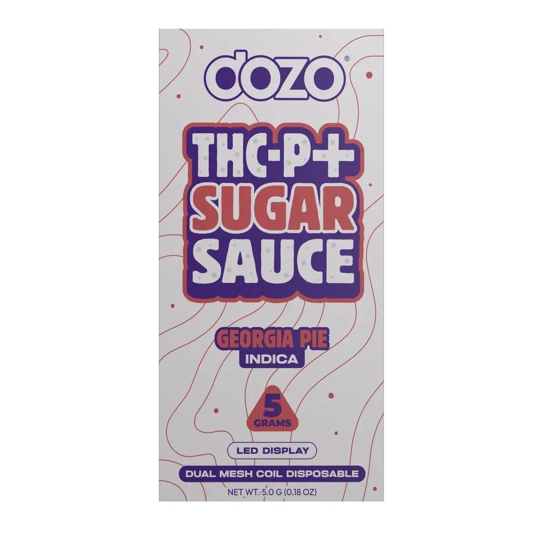 5g Dozo THC-P + Sugar Sauce Vape