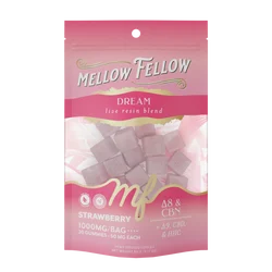 Dream Blend - Live Resin M-Fusions Edibles - Strawberry 1000mg