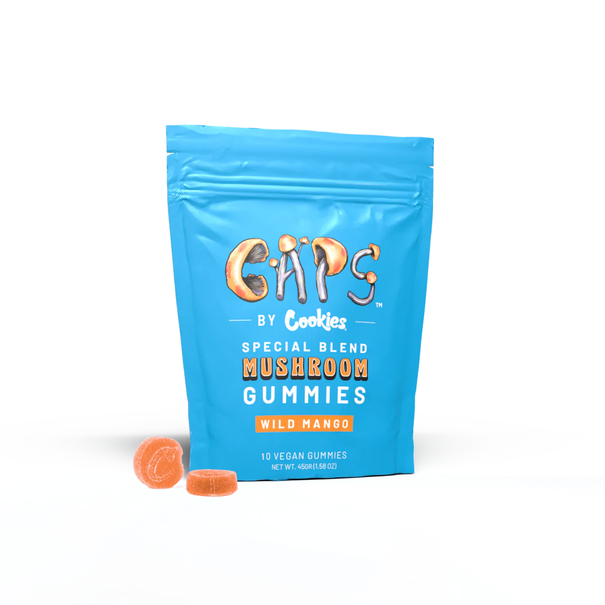Cookies – Mushroom Gummy 6mg 10ct Bag – Mango