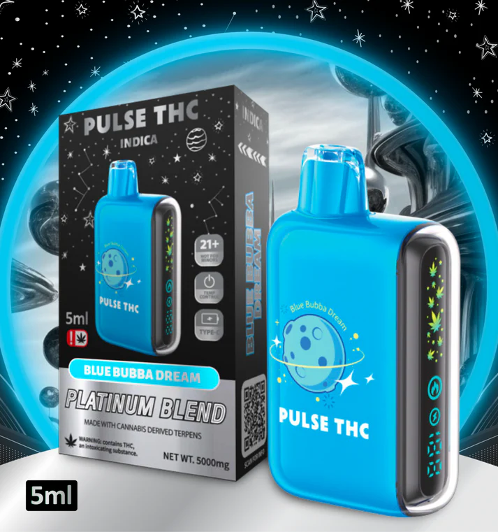 Pulse THC Platinum Blend - BLUE BUBBA DREAM - Indica