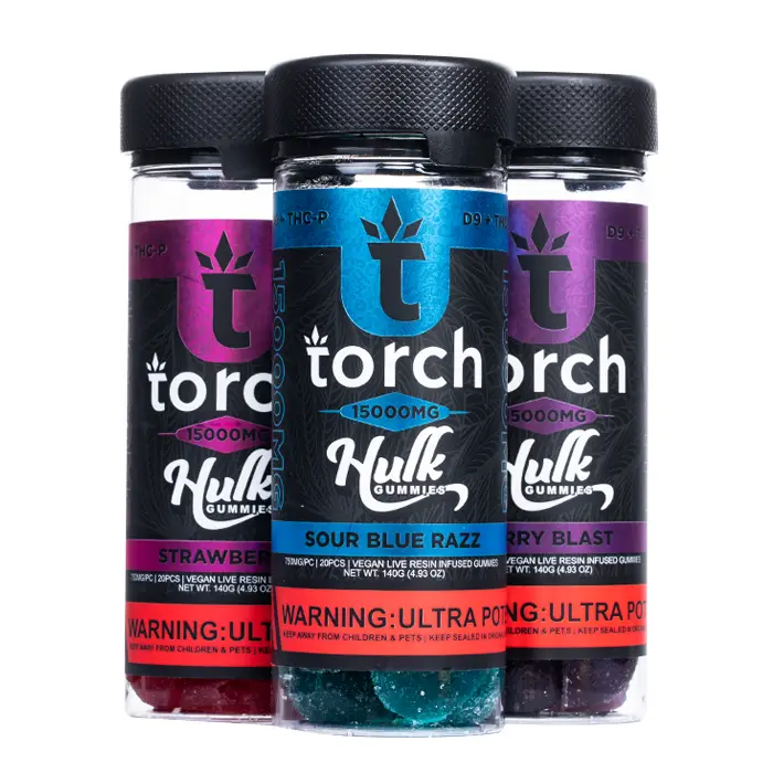 Torch Hulk Gummies 15000mg