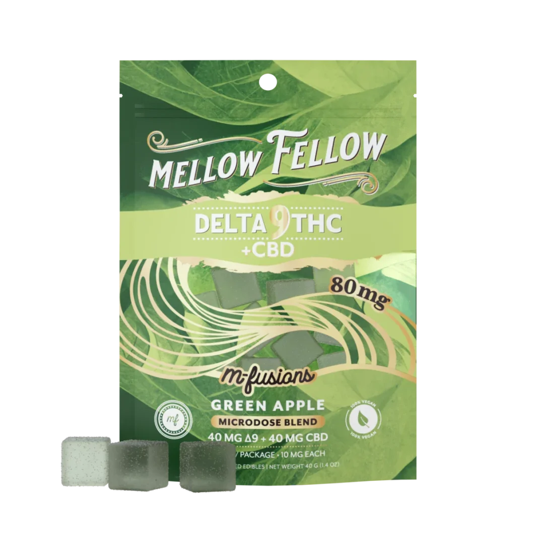 Mellow Fellow Micro Dose M Fusions Gummies 80mg