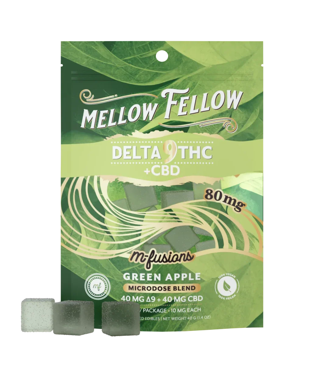 Mellow Fellow Micro Dose M Fusions Gummies 80mg