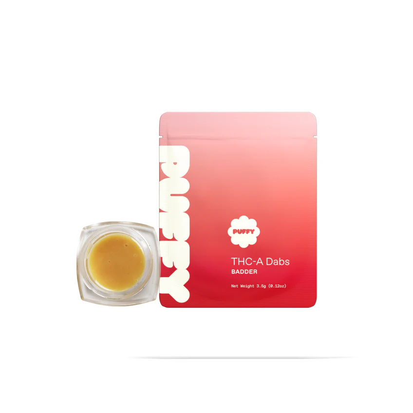 PUFFY THCA BADDER JELLY CAKE PACKAGE