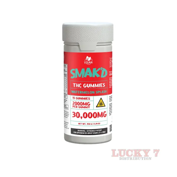SMAKD THC GUMMIES 15CT WS