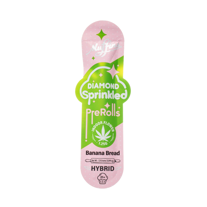 muffins diamond sprinkled prerolls 1 25g banana bread